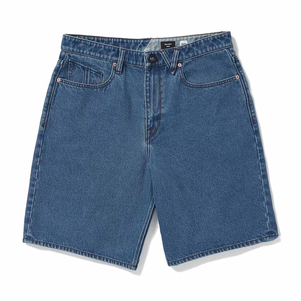 Volcom Billow Denim Short 22 in Deep River Blues | Free Aotearoa NZ shipping on Volcom orders over $100* when you shop online with Pavement Skate Store!