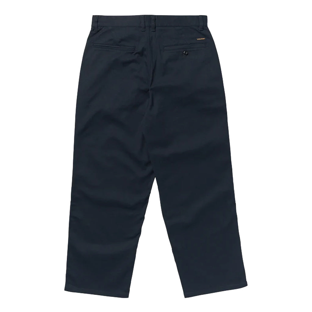 Volcom Billow Twill Pants in Navy | Shop Volcom online with Pavement Skate Store and enjoy free Aotearoa NZ shipping on orders over $100*!