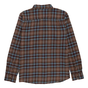 Volcom Caden Plaid LS Shirt Brown Stone | Free Aotearoa NZ shipping over $100* when you shop Volcom online with Pavement Skate Store