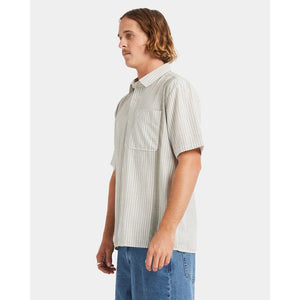 Volcom Irving Short Sleeve Shirt - Off White | Free Aotearoa shipping on all Volcom orders over $100* with Pavement Skate Store!