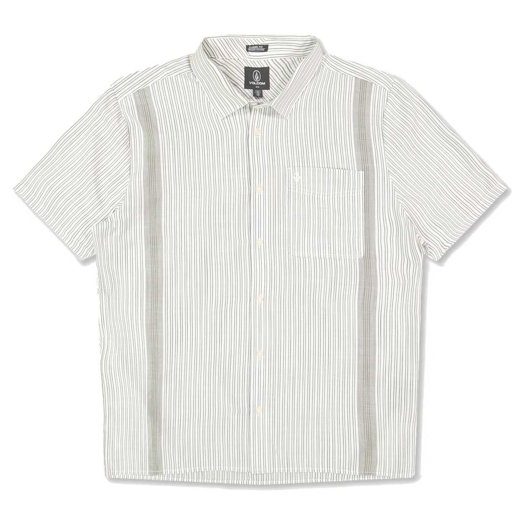 Volcom Irving Short Sleeve Shirt - Off White | Free Aotearoa shipping on all Volcom orders over $100* with Pavement Skate Store!