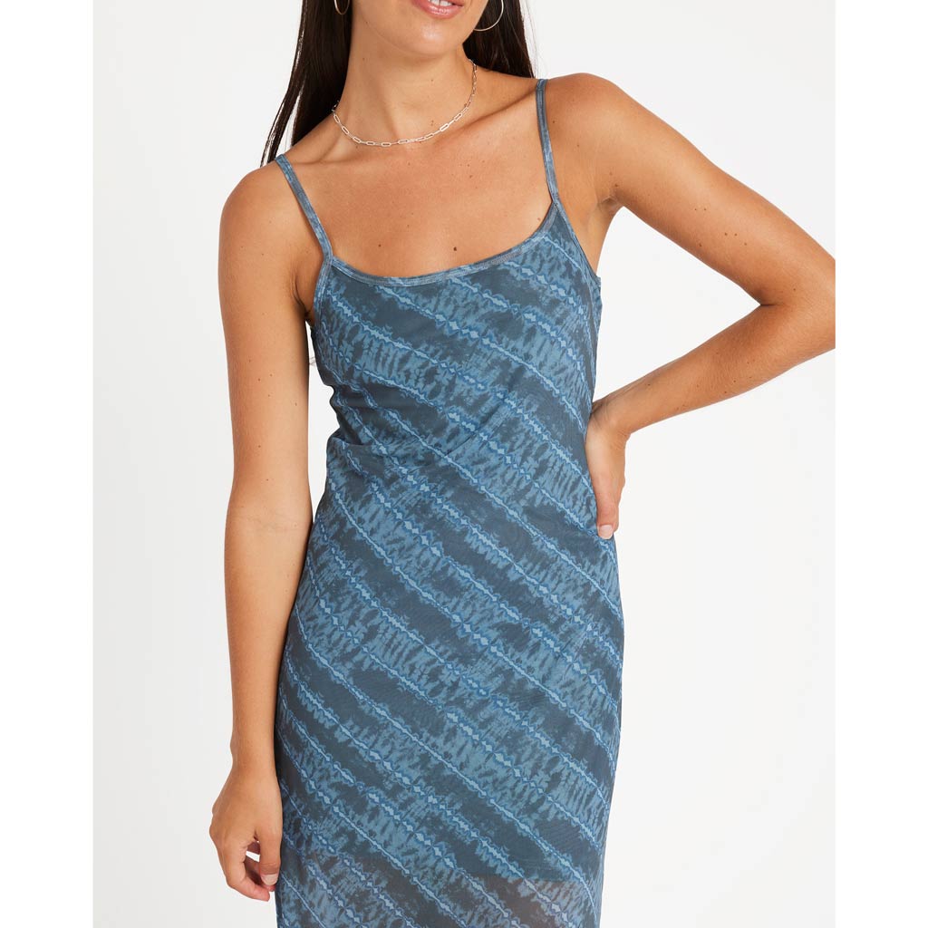 Volcom Wicked Lightning Dress - Blue Sapphire | Free Aotearoa shipping on all Volcom clothing orders over $100* with Pavement Skate Store!