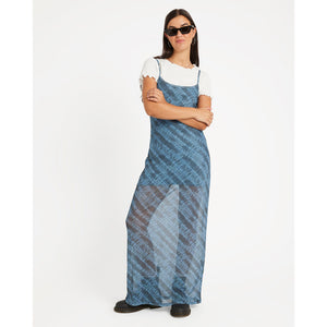 Volcom Wicked Lightning Dress - Blue Sapphire | Free Aotearoa shipping on all Volcom clothing orders over $100* with Pavement Skate Store!