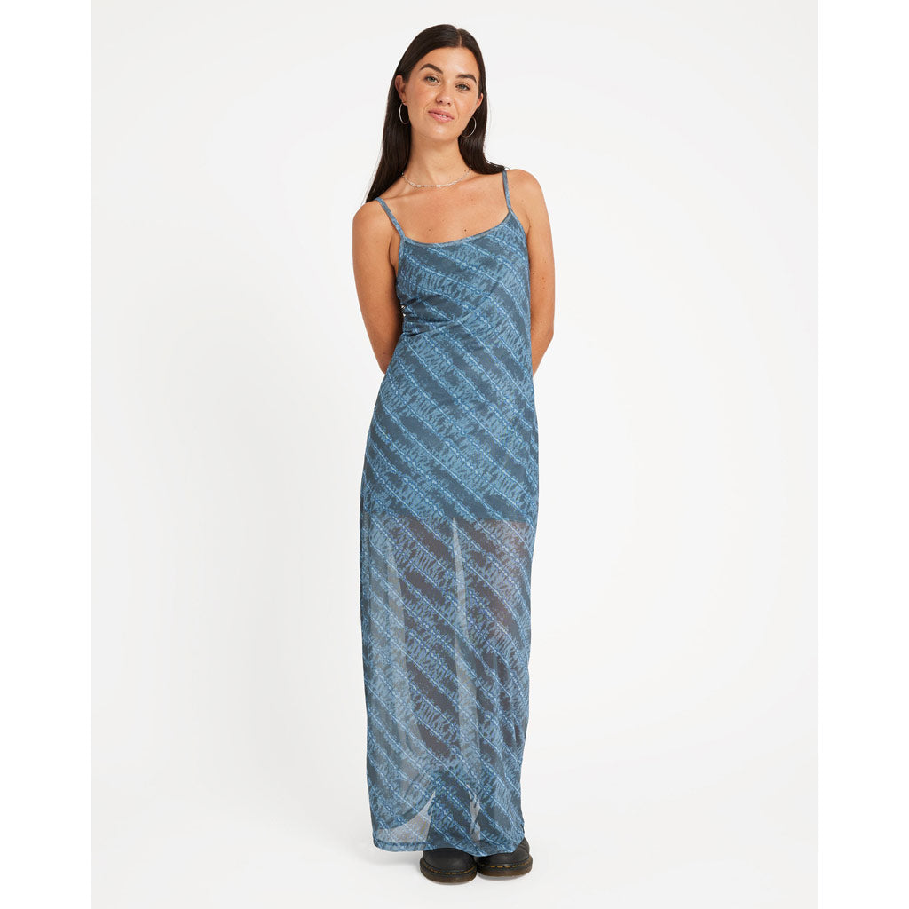 Volcom Wicked Lightning Dress - Blue Sapphire | Free Aotearoa shipping on all Volcom clothing orders over $100* with Pavement Skate Store!