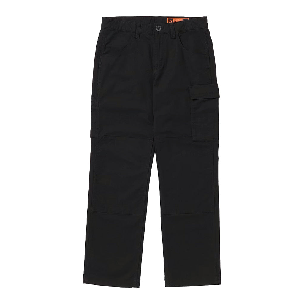 Volcom Workwear Caliper Relaxed Work Pant Black | Free Aotearoa NZ shipping over $100* when you shop online with Pavement Skate Store!