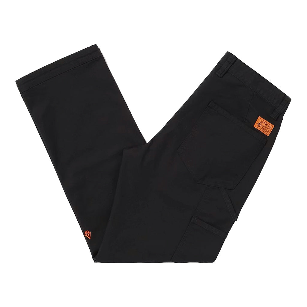 Volcom Workwear Caliper Relaxed Work Pant Black | Free Aotearoa NZ shipping over $100* when you shop online with Pavement Skate Store!
