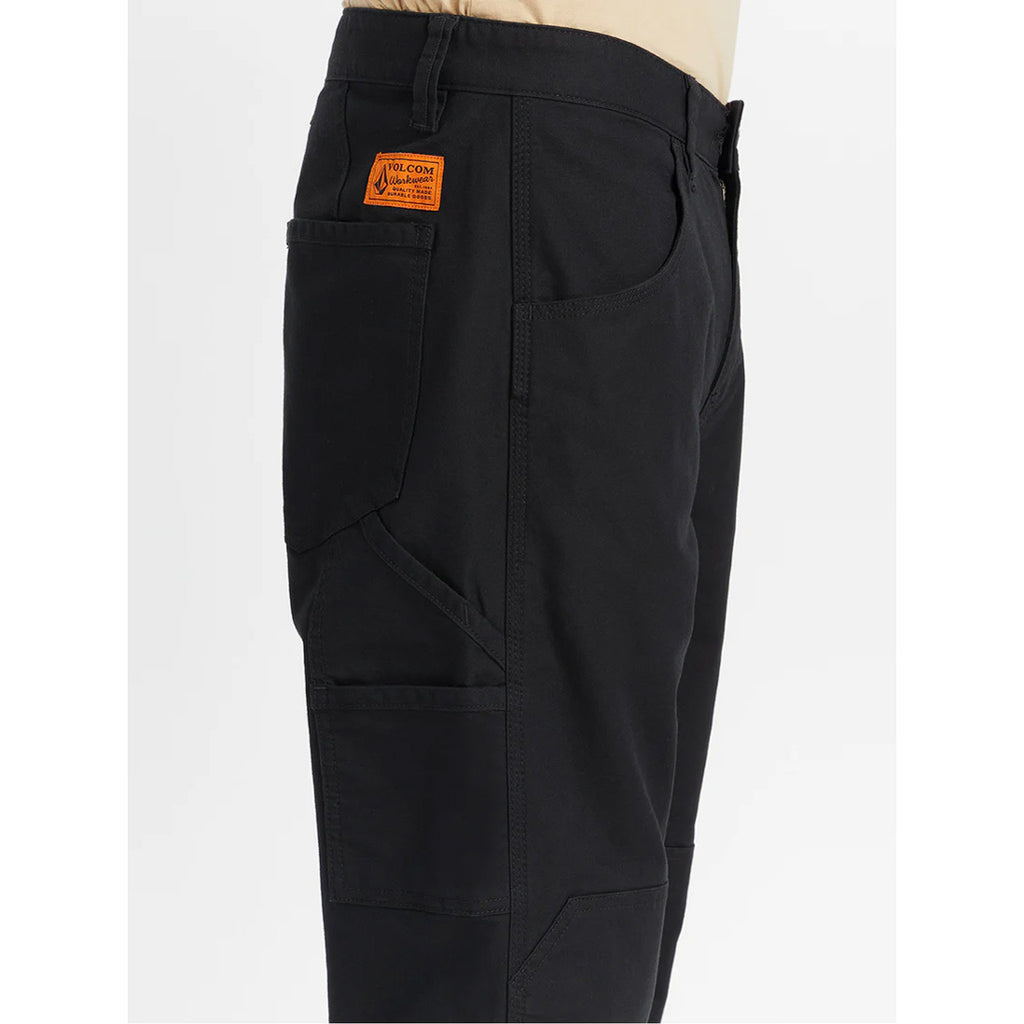 Volcom Workwear Caliper Relaxed Work Pant Black | Free Aotearoa NZ shipping over $100* when you shop online with Pavement Skate Store!