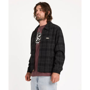 Volcom Avoider Garage Jacket in Black Grey | Shop Volcom online with free Aotearoa NZ shipping over $100* with Pavement Skate Store.