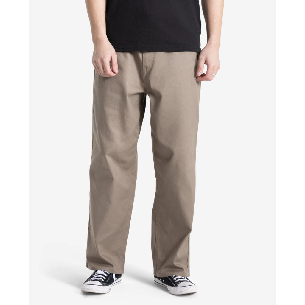Volcom Billow Twill Pant in Brindle | Shop Volcom online with Pavement Skate Store and enjoy free Aotearoa NZ shipping on orders over $100*!