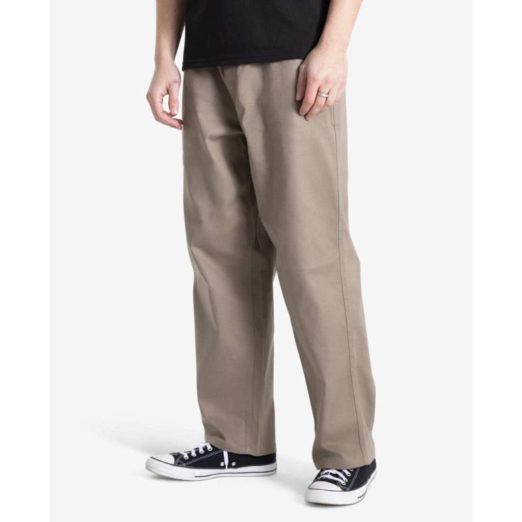Volcom Billow Twill Pant in Brindle | Shop Volcom online with Pavement Skate Store and enjoy free Aotearoa NZ shipping on orders over $100*!