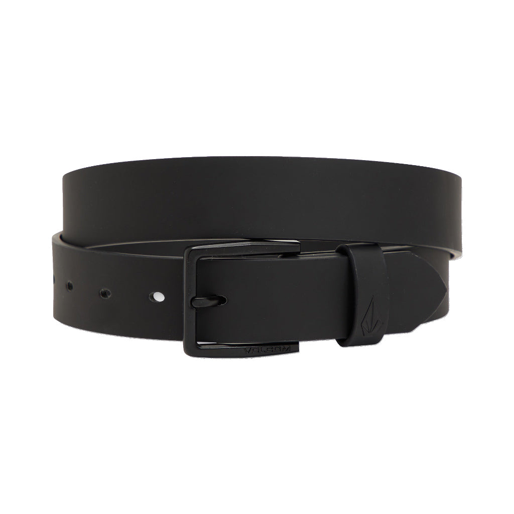 Volcom Flat Bar PU Belt in Black | Shop Volcom online with Pavement Skate Store and enjoy free Aotearoa shipping on orders over $100*!