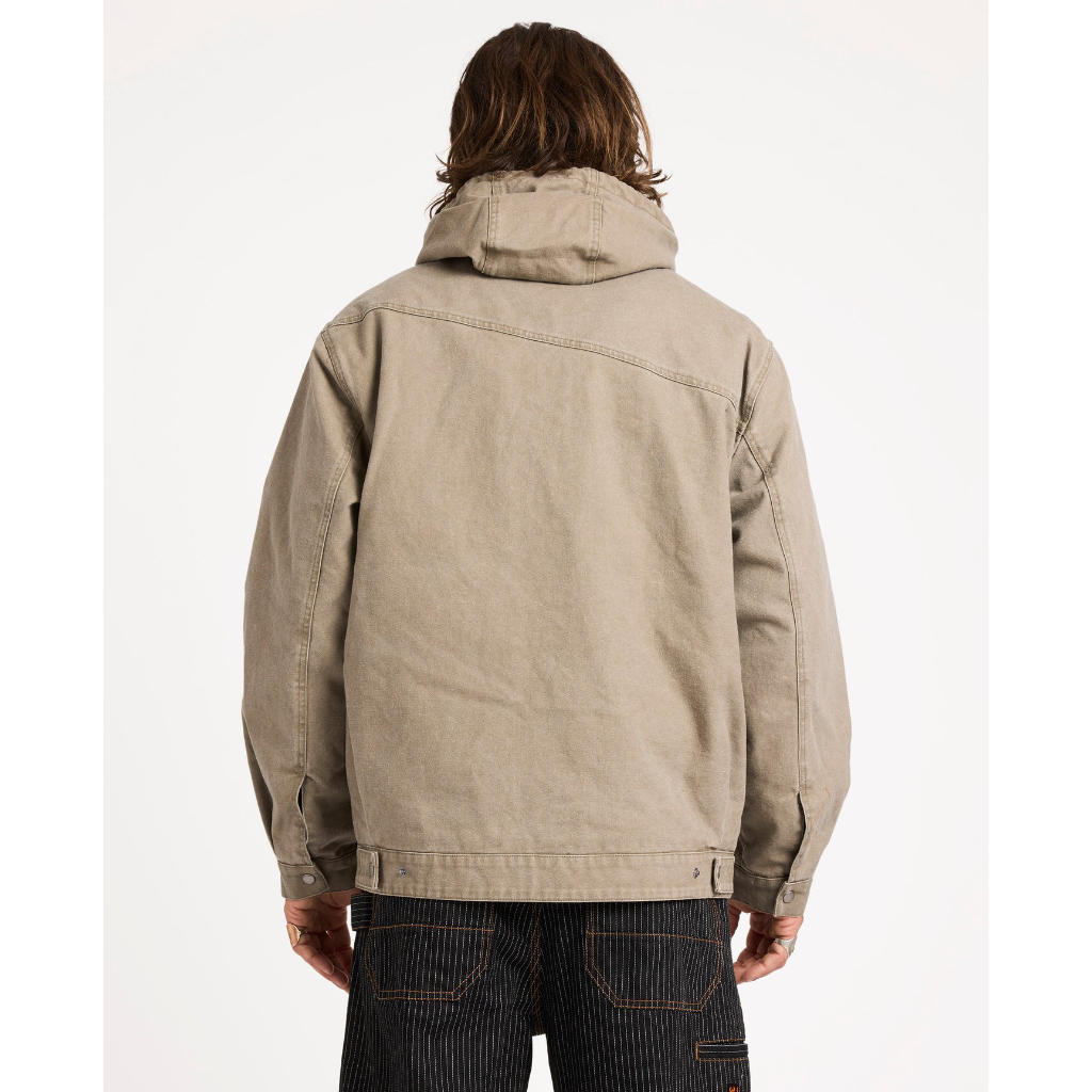 Volcom Freshdust Workwear Jacket in Brindle | Shop Volcom online with free Aotearoa NZ shipping over $100* with Pavement Skate Store.