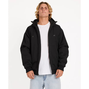 Volcom Hernan 10K Waterproof Jacket in Rinsed Black | Shop Volcom online with free Aotearoa NZ shipping over $100* with Pavement Skate Store.