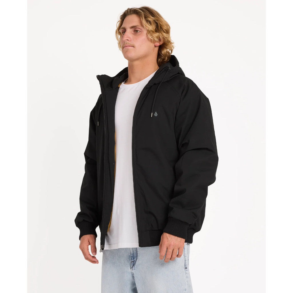 Volcom Hernan 10K Waterproof Jacket in Rinsed Black | Shop Volcom online with free Aotearoa NZ shipping over $100* with Pavement Skate Store.