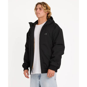 Volcom Hernan 10K Waterproof Jacket in Rinsed Black | Shop Volcom online with free Aotearoa NZ shipping over $100* with Pavement Skate Store.