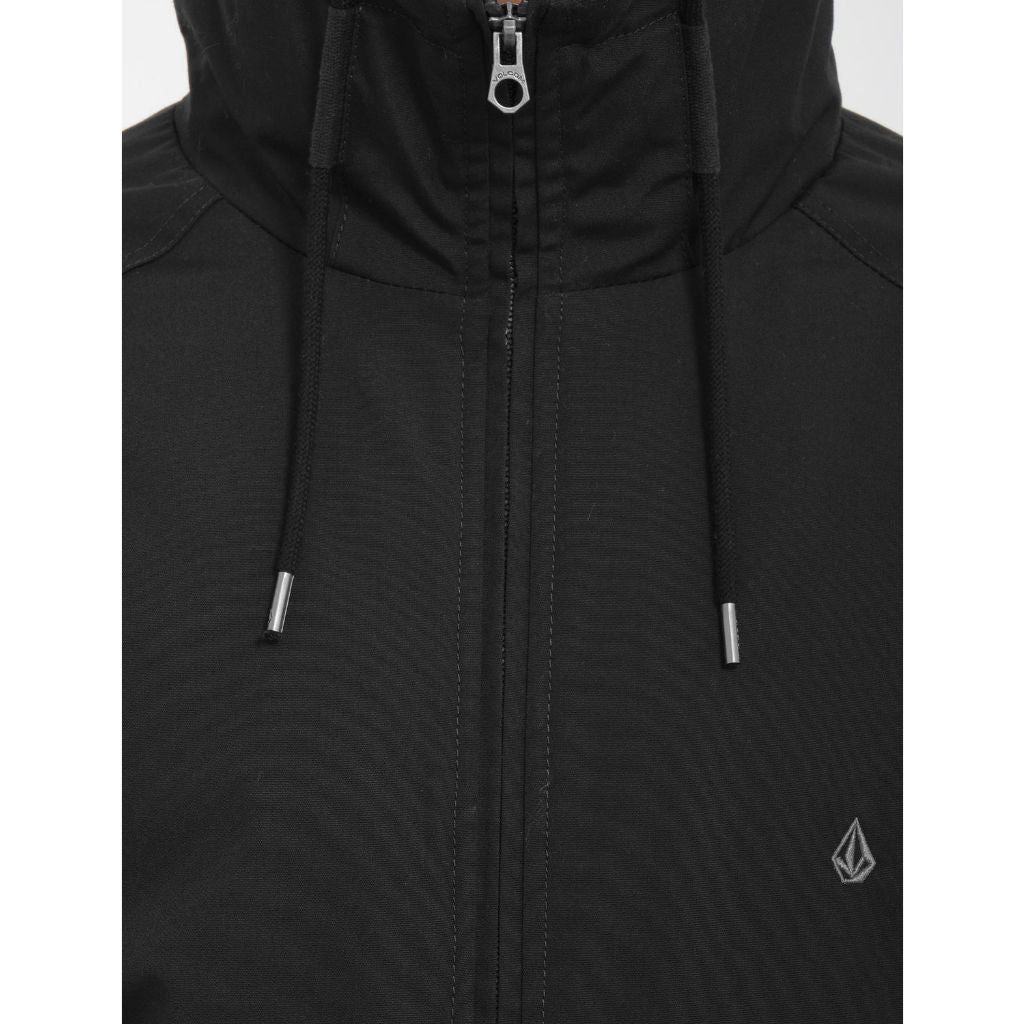 Volcom Hernan 10K Waterproof Jacket in Rinsed Black | Shop Volcom online with free Aotearoa NZ shipping over $100* with Pavement Skate Store.