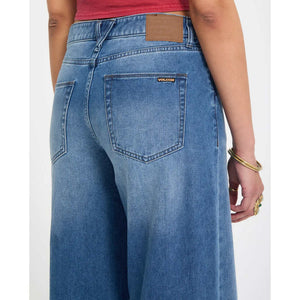 Volcom Stoned Boyfriend Low Rise Jeans in Worn Light Blue | Shop Volcom clothing online with Pavement Skate Store with free Aotearoa NZ shipping over $100*!