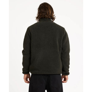 Volcom Storm Stone Zip Fleece Jacket in Rinsed Black | Shop Volcom online with free Aotearoa NZ shipping over $100* with Pavement Skate Store.