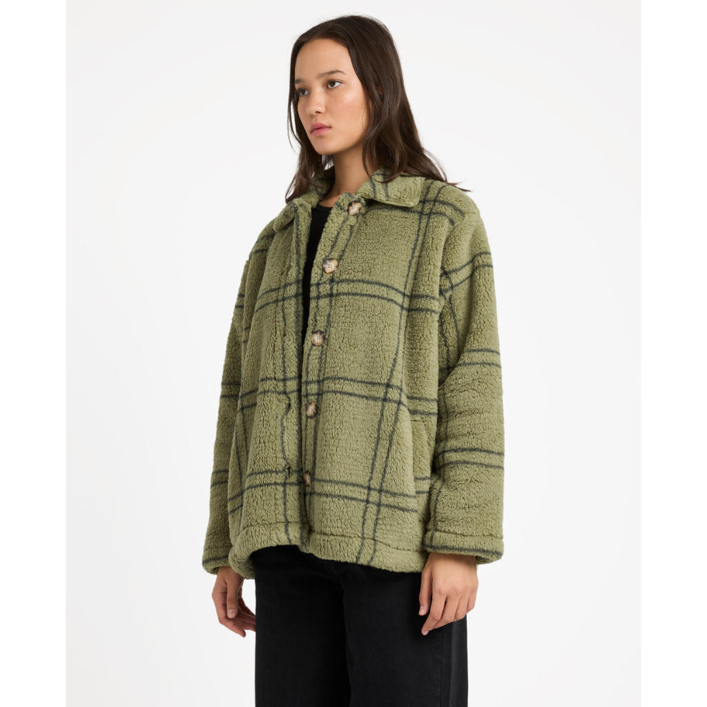 Volcom Supa Sonical Jacket in Moss Stone | Free Aotearoa NZ shipping on Volcom clothing orders over $100* with Pavement Skate Store!