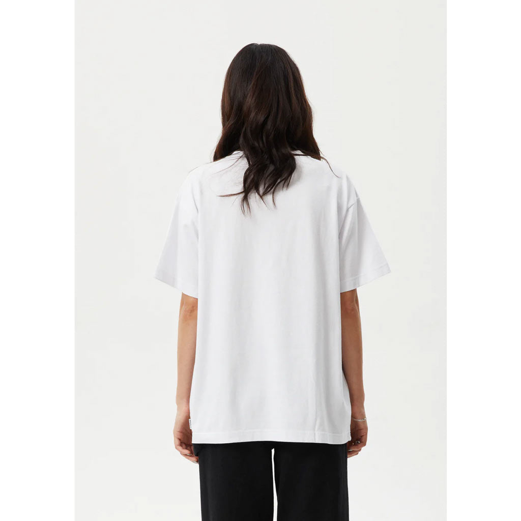 AFENDS BENEDICT OVERSIZED TEE - WHITE