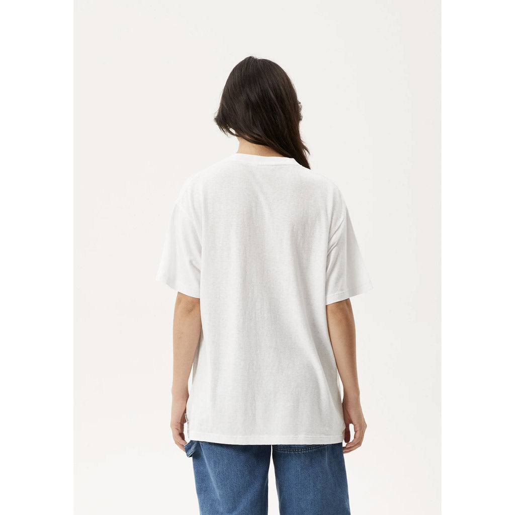 AFENDS NANS HOUSE OVERSIZED T-SHIRT - WHITE