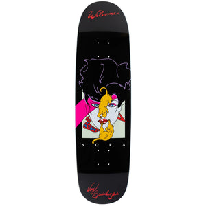 Welcome Nora Special Effects Deck - 8.8" x 32.4" - WB 14.5". Early 90s-style football/egg shape - Rides like an 8.5" popsicle. Shop skateboard decks, skate hardware, streetwear adn accessories with free, fast NZ shipping over $150. Shop Welcome Skateboards with Pavement Dunedin's independent skate store.