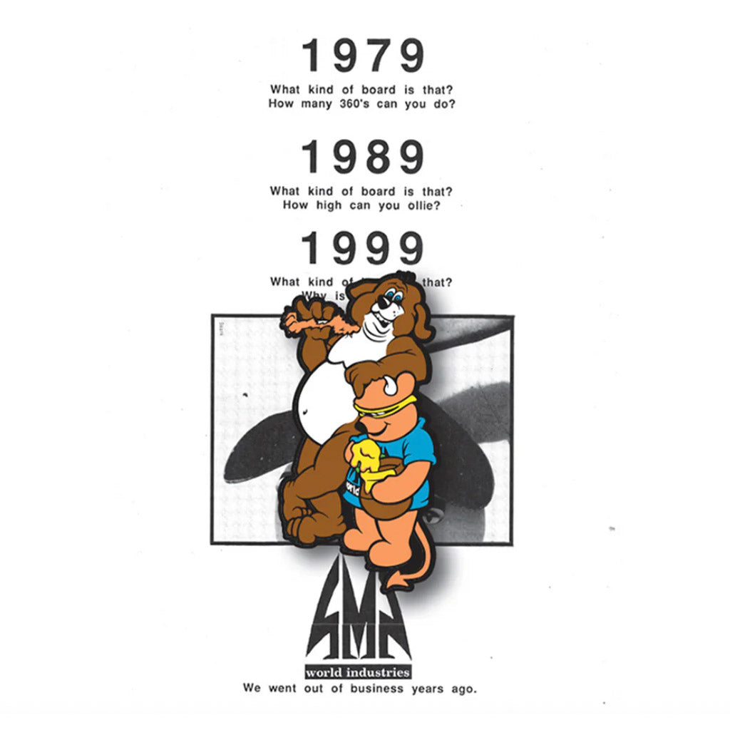 World Industries Mullen Bear Pin | Shop World Industries online with Pavement Skate Store and enjoy free Aotearoa NZ shipping over $100*!