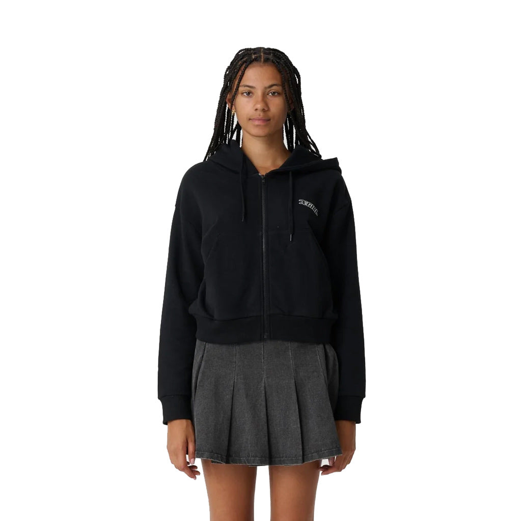 X-GIRL FUTURE X-GIRL CROPPED HOOD - BLACK