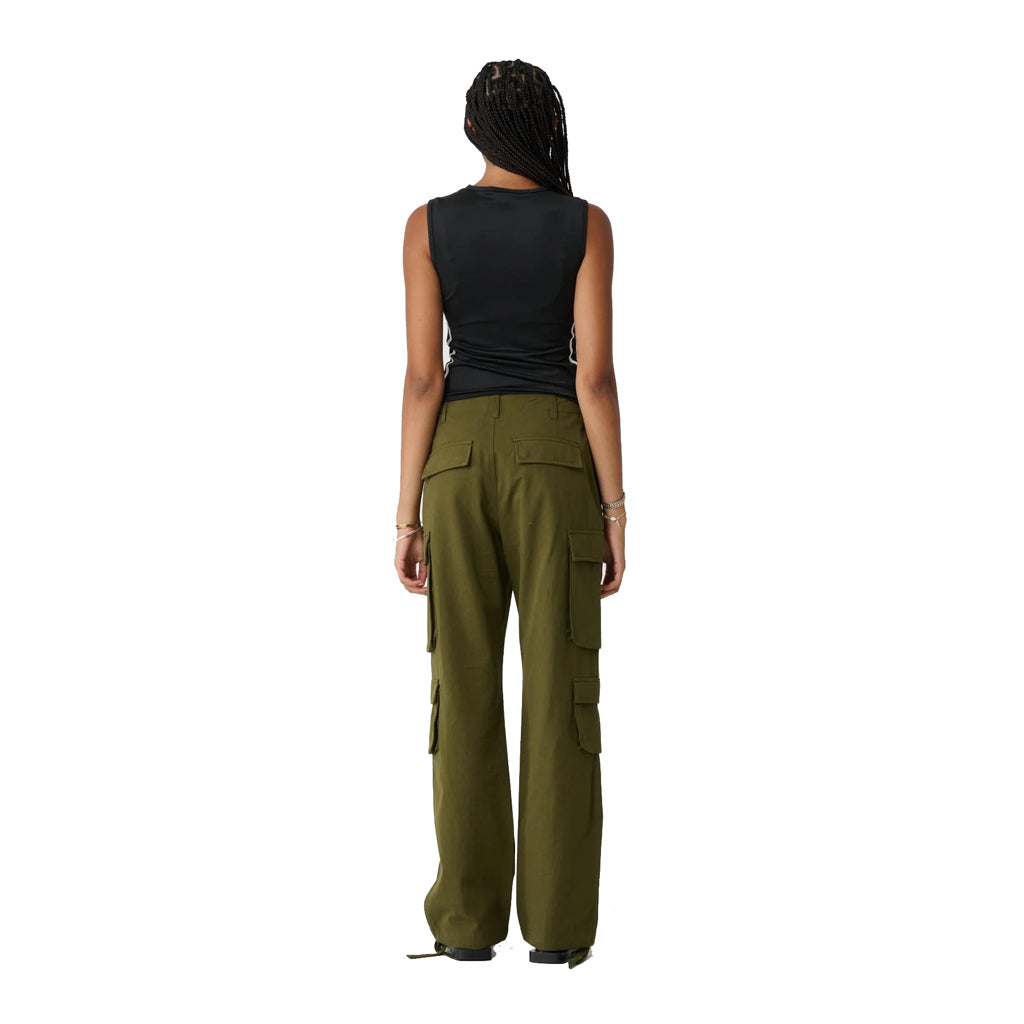 X-GIRL CHLOE CARGO PANT - FLIGHT GREEN