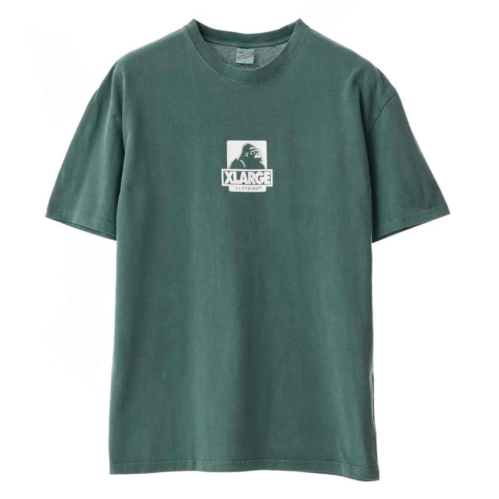 XLarge Flower 91 Ss Tee - Pigment Forest. Screenprinted graphics. Ribbed collar. Coverstitched seams. Oversized fit. Unisex. 100% Cotton 240 gsm. Shop Xlarge clothing online with Pavement and enjoy free NZ shipping over $150, same day Dunedin delivery and easy returns.