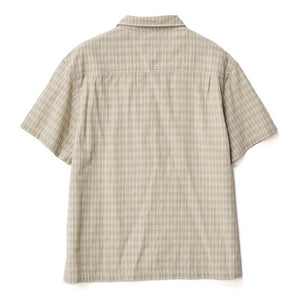 XLarge Switch Check SS Shirt - Tan. Oversized box-fit traditional short sleeve shirt. Woven label on on side seam. Button up front. Soft washed finish. Branded buttons. Straight hem. Lightweight cotton yarn dyed check. Shop Xlarge online with Dunedin's independent skate store, Pavement. Free NZ shipping over $150.