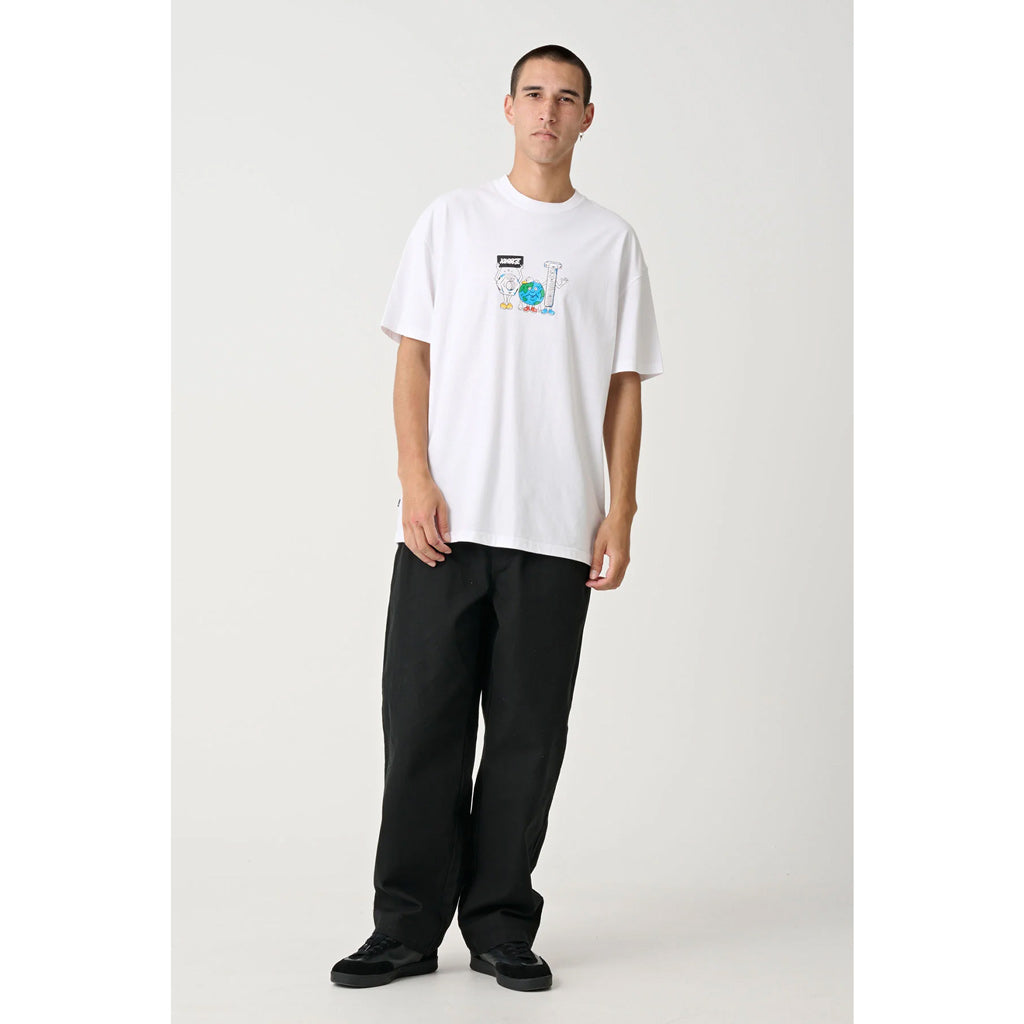 XLARGE TRIO SS TEE - SOLID WHITE