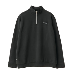 Shop Xlarge Quarter Zip Crew in Black pigment dye fleece. Twin needle seam construction. Unisex. 430gsm Brushed Cotton. Free, fast NZ shipping over $150. Same day Dunedin delivery before 3. Easy returns. Shop online with Pavement, Dunedin's independent skate store, since 2009.