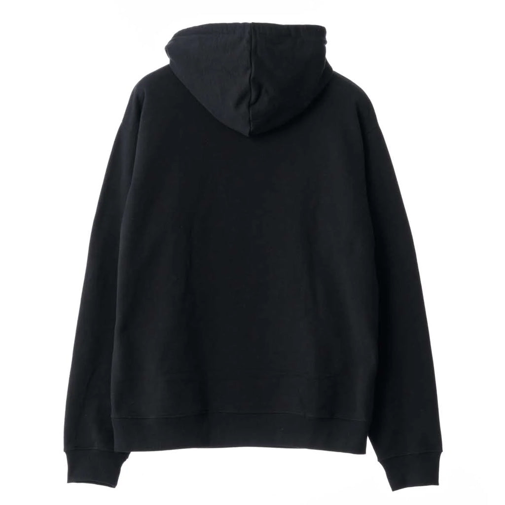 XLARGE SATIN COLLEGE HOOD - SOLID BLACK