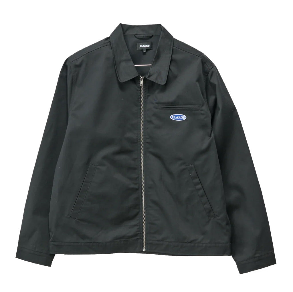 Xlarge Gorilla Twill Work Jacket - Black | Shop XLarge online with Pavement Skate Store and enjoy free Aotearoa shipping on orders over $100*!