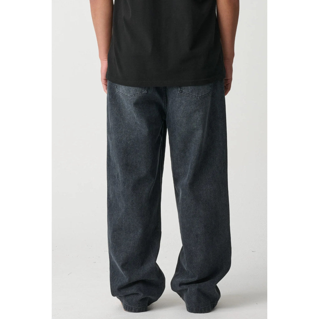 XLarge Baggy Bull Denim 91 Pant in Faded Black | Shop XLarge online with Pavement with free Aotearoa NZ shipping on orders over $100*!