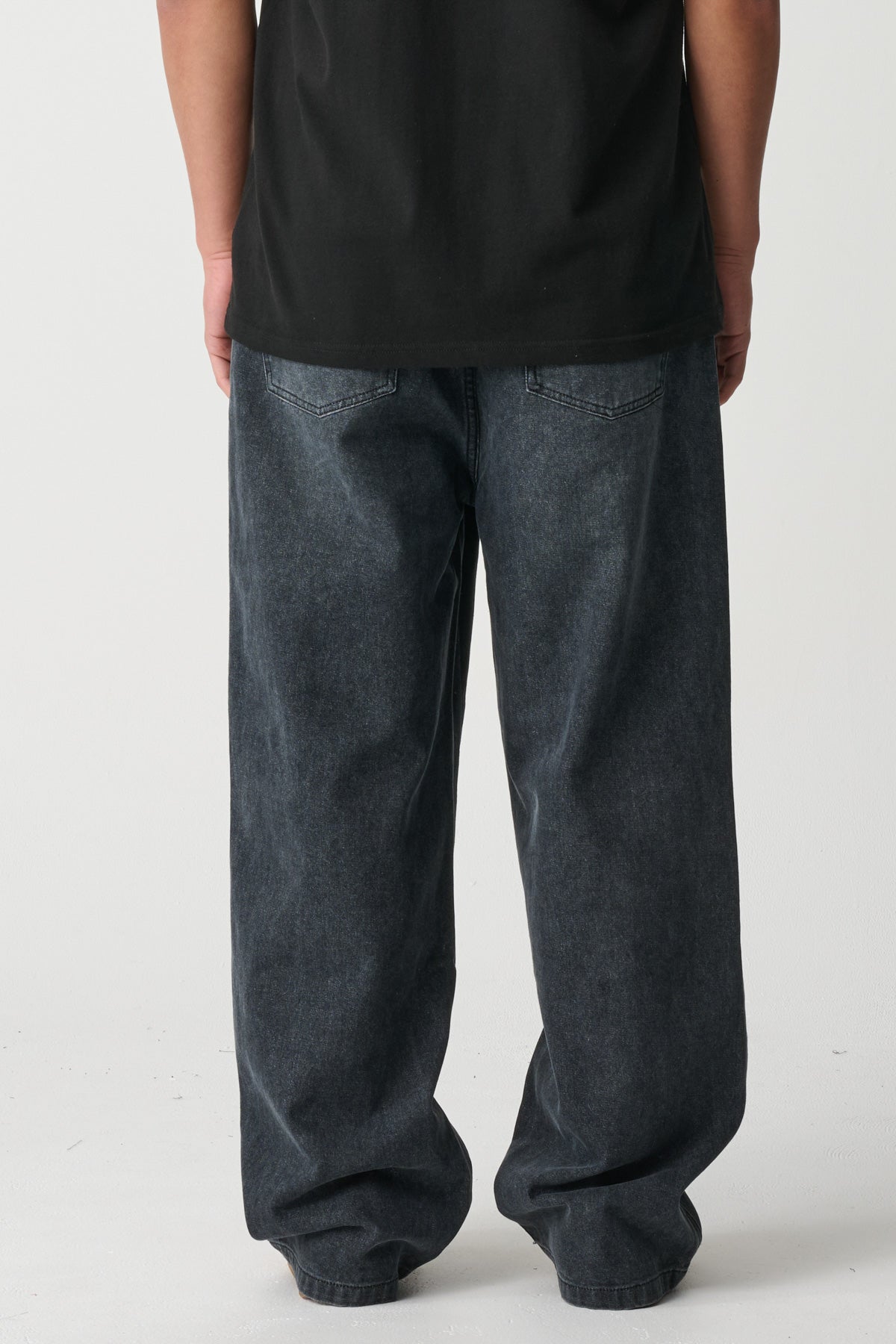 XLARGE BAGGY BULL DENIM 91 PANT - FADED BLACK