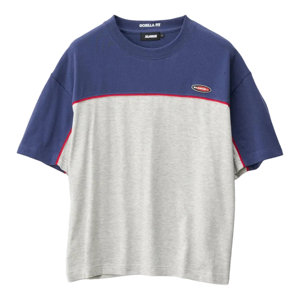 Xlarge Panel Gorilla Fit Tee in Navy | Shop XLarge online with Pavement with free Aotearoa NZ shipping on orders over $100*!