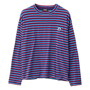Xlarge Stripe Gorilla Fit LS Tee in Blue | Shop XLarge online with Pavement with free Aotearoa NZ shipping on orders over $100*!