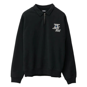 XLarge Collar Quarter Zip in Black | Shop XLarge online with Pavement with free Aotearoa NZ shipping on orders over $100*!