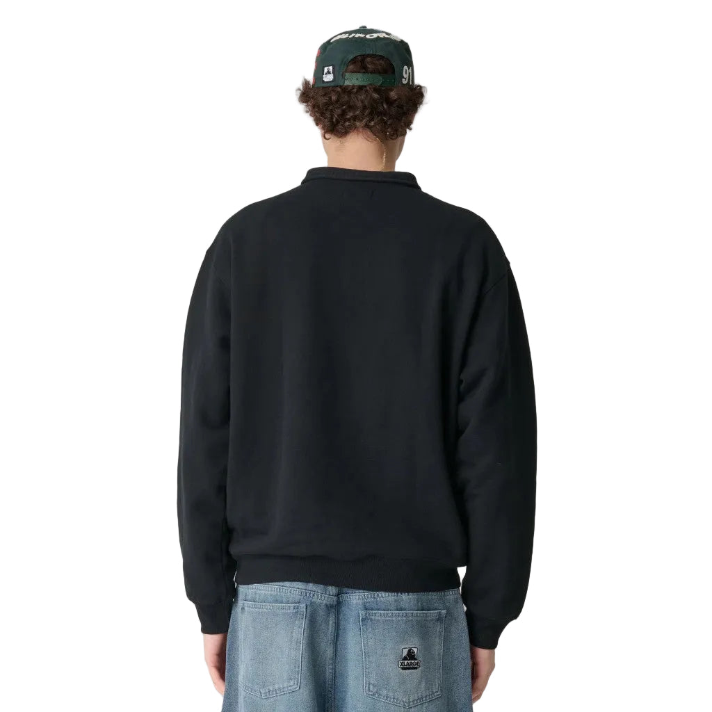 XLarge Collar Quarter Zip in Black | Shop XLarge online with Pavement with free Aotearoa NZ shipping on orders over $100*!