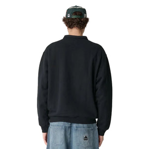 XLarge Collar Quarter Zip in Black | Shop XLarge online with Pavement with free Aotearoa NZ shipping on orders over $100*!