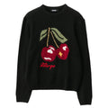 Xlarge Cherry Knit Sweater in Black | Shop XLarge online with Pavement with free Aotearoa NZ shipping on orders over $100*!