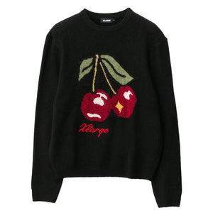 Xlarge Cherry Knit Sweater in Black | Shop XLarge online with Pavement with free Aotearoa NZ shipping on orders over $100*!