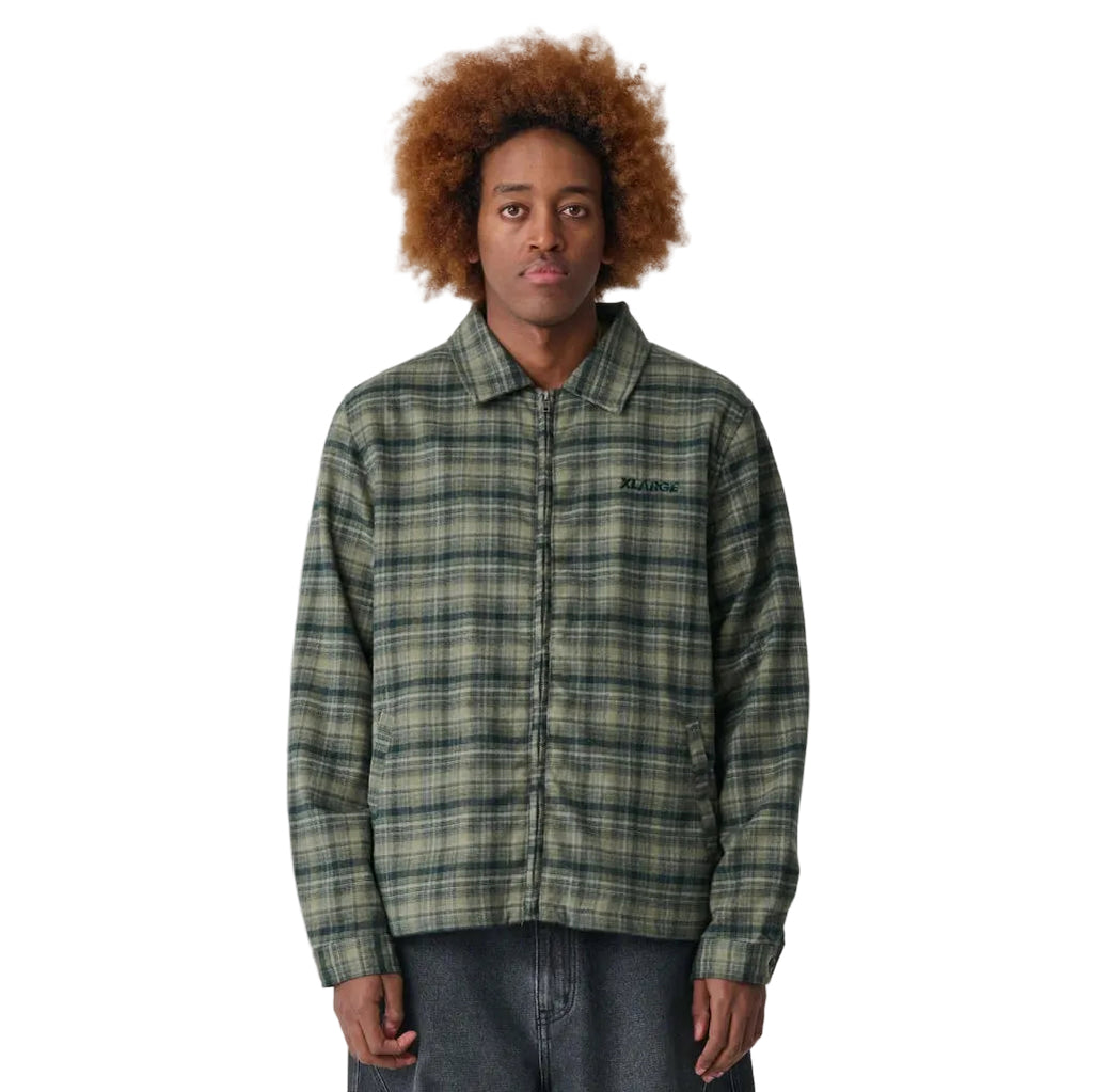 XLarge Italic Zip Shirt - Mayfly | Shop XLarge online with Pavement with free Aotearoa NZ shipping on orders over $100*!
