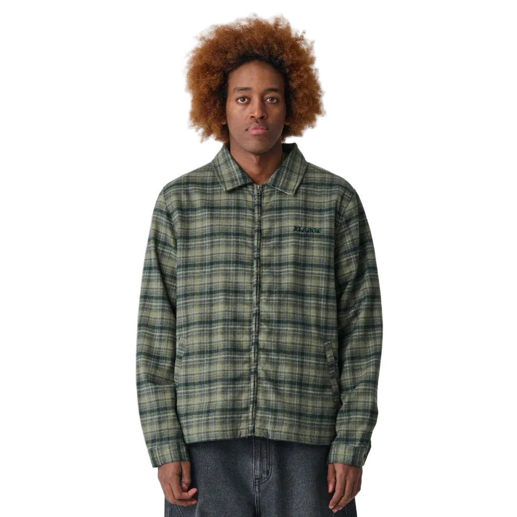 XLarge Italic Zip Shirt - Mayfly | Shop XLarge online with Pavement with free Aotearoa NZ shipping on orders over $100*!