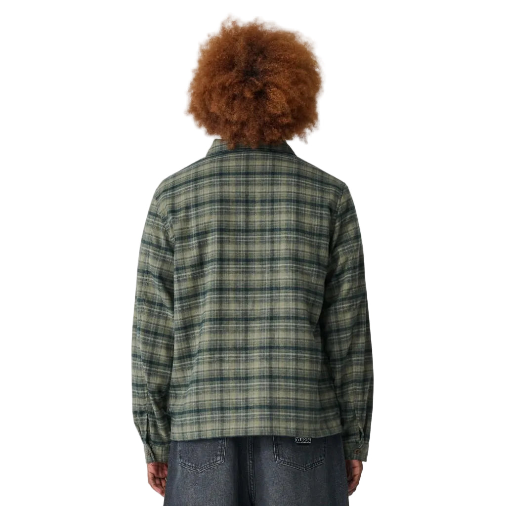 XLarge Italic Zip Shirt - Mayfly | Shop XLarge online with Pavement with free Aotearoa NZ shipping on orders over $100*!