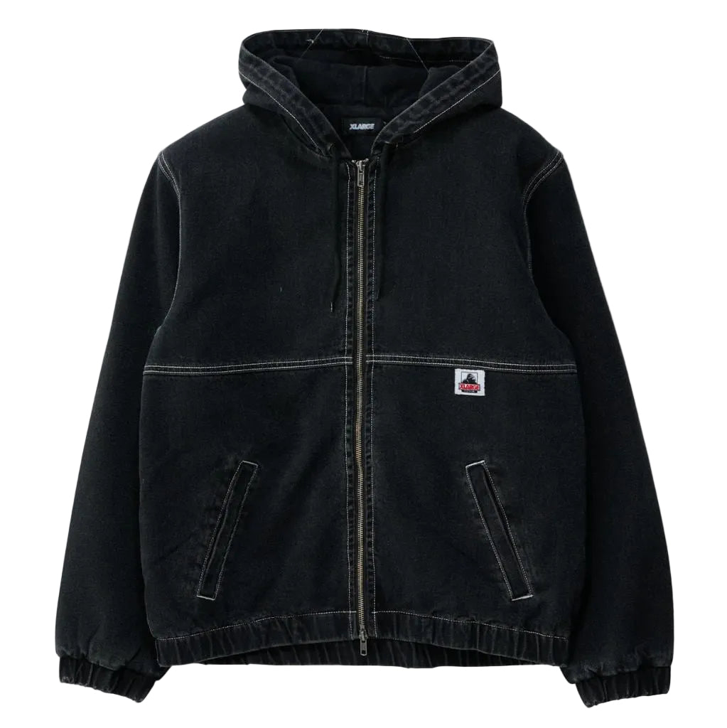 XLarge Old English Work Jacket in Worn Black | Shop XLarge online with Pavement with free Aotearoa NZ shipping on orders over $100*!