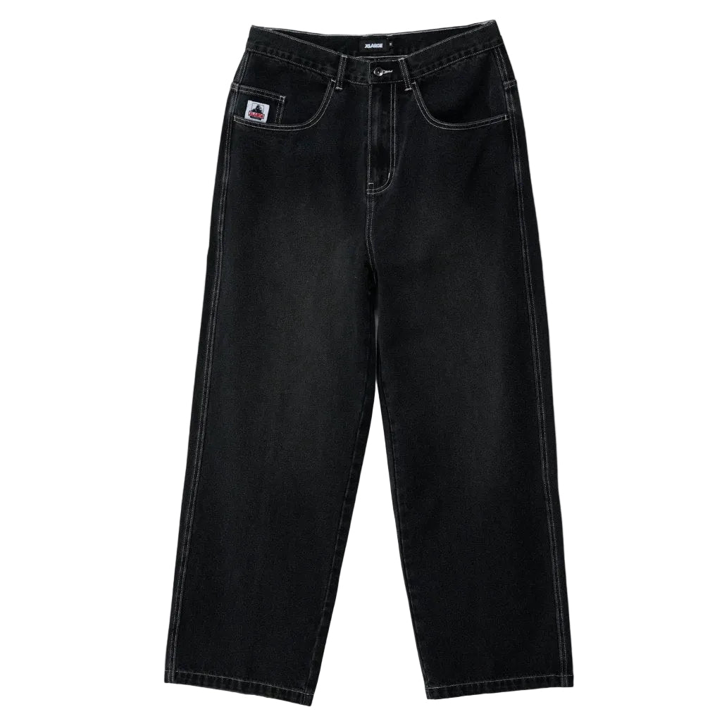 XLarge Old English Baggy Denim 91 Pants in Worn Black | Shop XLarge online with Pavement with free Aotearoa NZ shipping on orders over $100*!