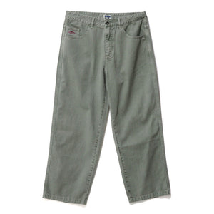 XLarge Bull Denim 91 Pant - Olive Grey.  Shop XLarge and X-Girl clothing and accessories online with Dunedin's independent skate store, PAVEMENT. Free shipping across Aotearoa NZ on orders over $150 | Same day Ōtepoti/Dunedin delivery | Easy returns.